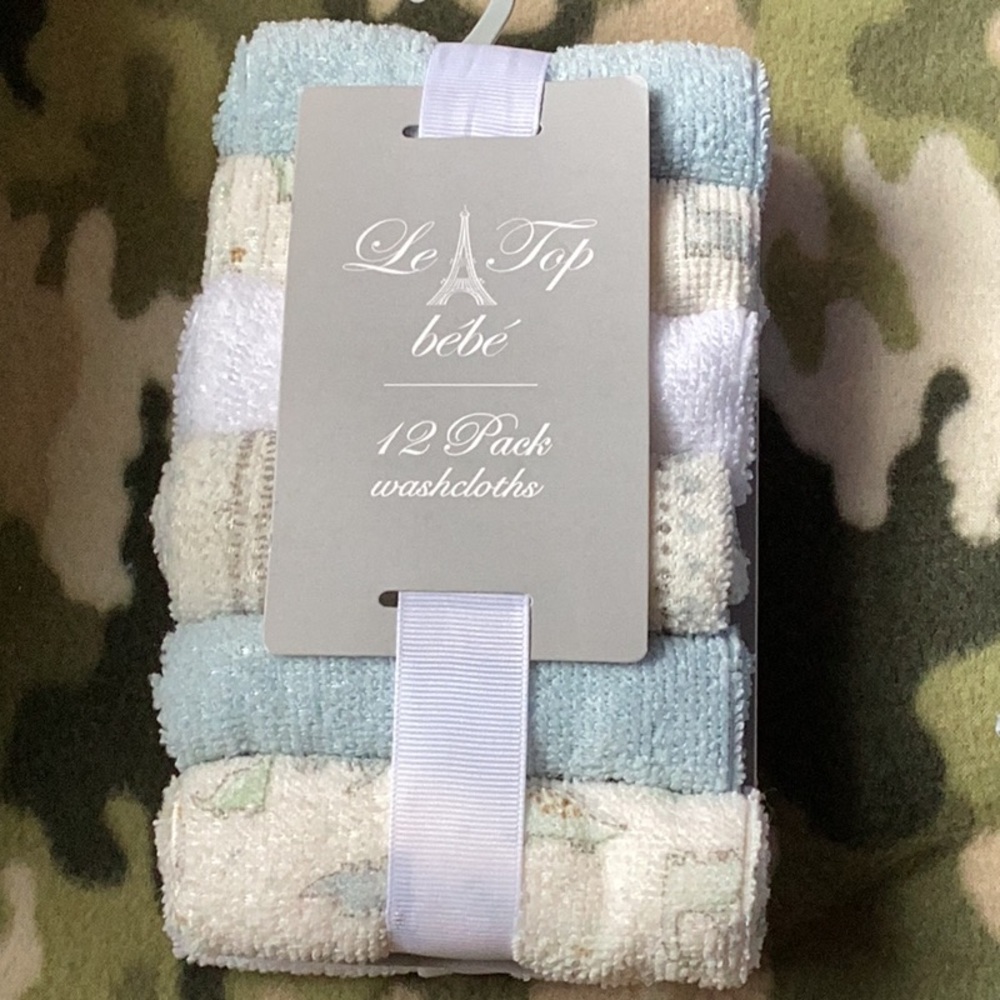 Le Top Bébé Washcloths 12 Pack